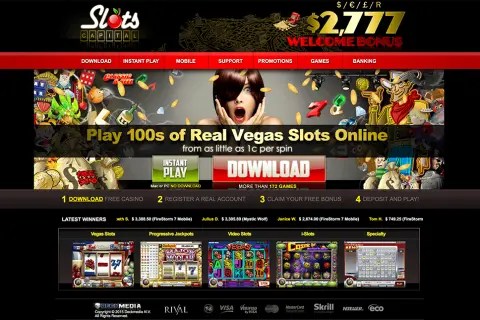 Slots Capital Casino ศูนย์รวมคาสิโนออนไลน์ชั้นนำอันดับ 1 เว็บพนันที่โบนัสแตกบ่อยที่สุดในเวลานี้